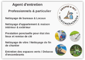 Photo de galerie - Voici mon flyer sur les différentes prestations 