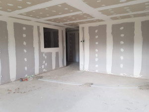 Photo de galerie - Pose de placo et pose de bande 