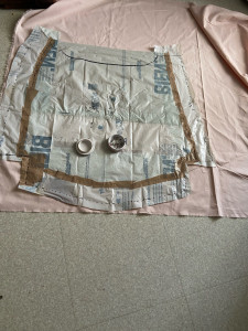 Photo de galerie - Gabarit pour une housse 