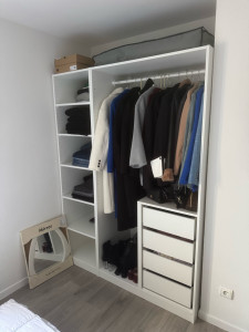 Photo de galerie - Création dressing IKEA