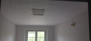 Photo de galerie - Posé plaque polystyrène au plafond 