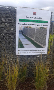 Photo de galerie - Pose  gabions