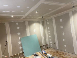 Photo de galerie - Pose placo et isolation. peinture 