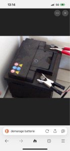 Photo de galerie - Démarrage batterie sur place 