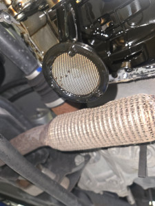 Photo de galerie - Moteur  Purtech réparer à temps car en début de crépine qui devient opaque suite à la dégradation de la courroie de distribution
