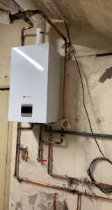 Photo de galerie - Pose de chaudière et raccordements