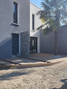 Photo de galerie - Mise en place d’une terrasse 