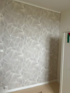 Photo de galerie - Très bonne pose de papier peint 