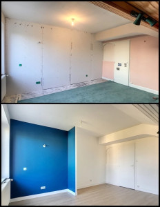Photo de galerie - Voilà une peinture avant après 