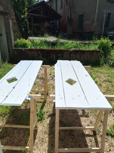 Photo de galerie - Ponçage et repeindre les porte puis refixation des porte 