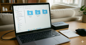 Photo de galerie - Organisation et sauvegarde des données