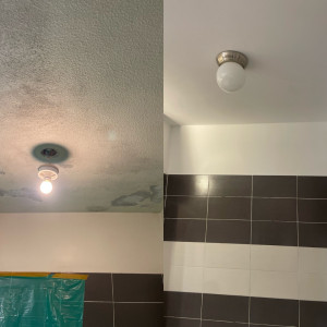 Photo de galerie - Rénovation plafond / dégât des eaux