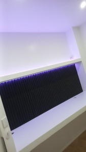 Photo de galerie - Création d’un bureau +panneau avec ruban led