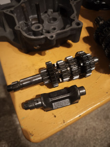 Photo de galerie - Changement arbre primaire de boîte de vitesse sur un moteur minerali AM6