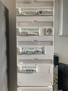 Photo de galerie - Installation d’une installation complète réalisée sur une rénovation maison. 