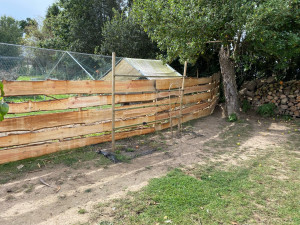 Photo de galerie - Clôture bois pour animaux 