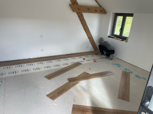 Photo de galerie - Pose de parquet - Revêtement de sol