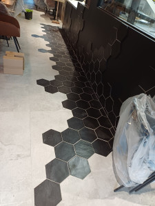 Photo de galerie - Decoration carrelage pour restaurant