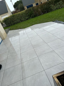 Photo de galerie - Création d’une terrasse sur plot 