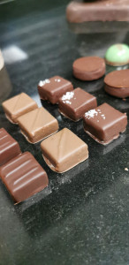 Photo de galerie - Différant chocolat maison praliné et ganache 