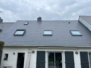 Photo de galerie - Peinture toiture hydrofuge 