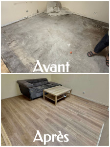 Photo de galerie - Posse de parquet PVC