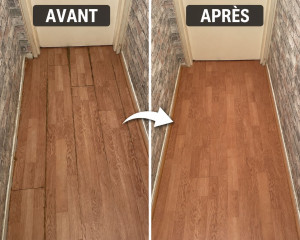 Photo de galerie - Pose de parquet - Revêtement de sol