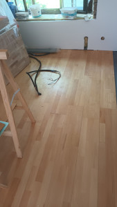 Photo de galerie - Pose parquet flottant 