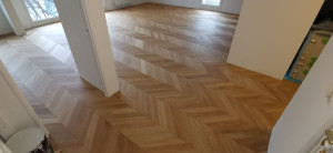 Photo de galerie - Pose de parquet - Revêtement de sol