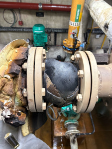 Photo de galerie - Remplacement de compensateur anti vibrations a bride H.S.