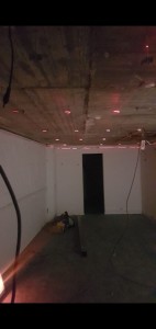 Photo de galerie - Création plafond placo plâtre avec niveau laser photo 1