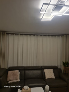 Photo de galerie - Le rideau sur mesure travail en professionnel 
