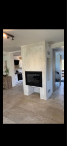 Photo de galerie - Installation cheminée sur coffrage 