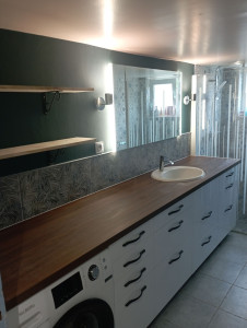 Photo de galerie - Rénovation complète de la salle de bain.
