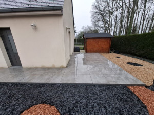 Photo de galerie - Dalle sur plot 