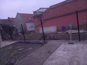 Photo de galerie - Photo de la clôture à la suite du mur démolie 