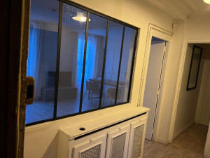 Photo de galerie - Ouverture du mur et pose de verrières 