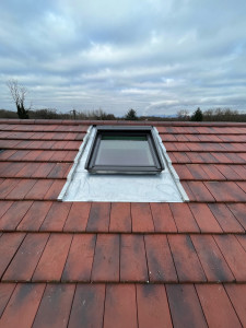 Photo de galerie - Abergement velux en zinc