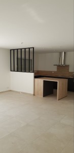 Photo de galerie - Fabrication d'une verrière plus pose d'une cuisine 