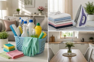 Photo de galerie - Repassage soigné et linge plié avec soin. Je travaille avec sérieux, efficacité et je m'adapte à vos besoins.