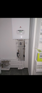 Photo de galerie - Pose chaudiere saunier duval 