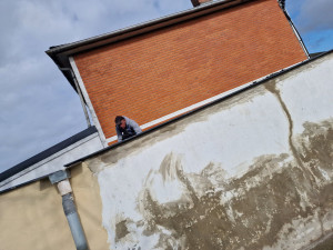 Photo de galerie - Avant la mise en place d'un enduit 