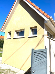 Photo de galerie - Enduit projeter effet talocher 