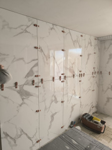 Photo de galerie - Pose carrelage 60/120 