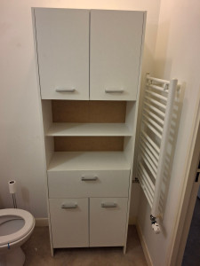 Photo de galerie - Montage meuble salle de bain 