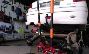 Photo de galerie - Remplacement du train arrière 206+