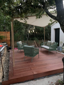 Photo de galerie - Après pose terrasse et aménagement 
