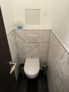 Photo de galerie - Nouveau WC suspendu installé 