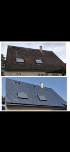 Photo de galerie - Changement des velux et hydrofuge coloré pour cette maison qui avait besoin de notre intervention!!