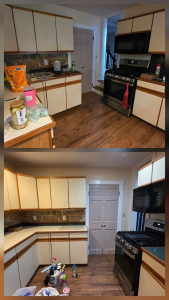 Photo de galerie - Avant / Après – cuisine remise en ordre

Cuisine entièrement nettoyée : surfaces, meubles, plan de travail et sol pour retrouver une cuisine propre et agréable.